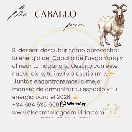 Horóscopo chino para la Cabra en 2026