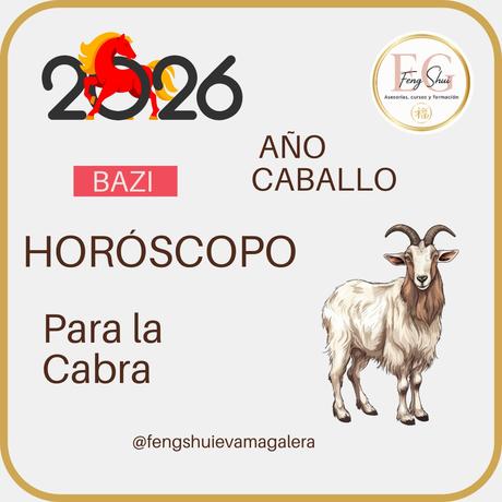 Horóscopo chino para la Cabra en 2026