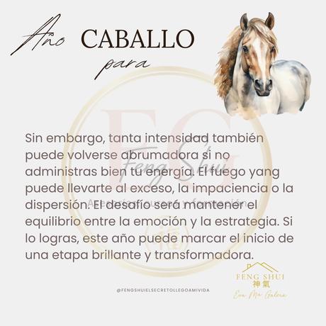 Horóscopo chino para el Caballo en 2026