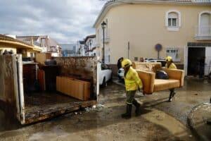 Aviso amarillo decretado este lunes por precipitaciones en Almería
