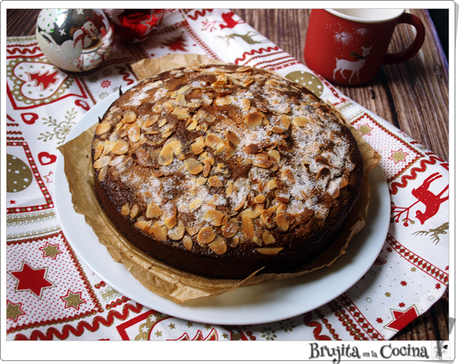 Bizcocho navideño sin lactosa