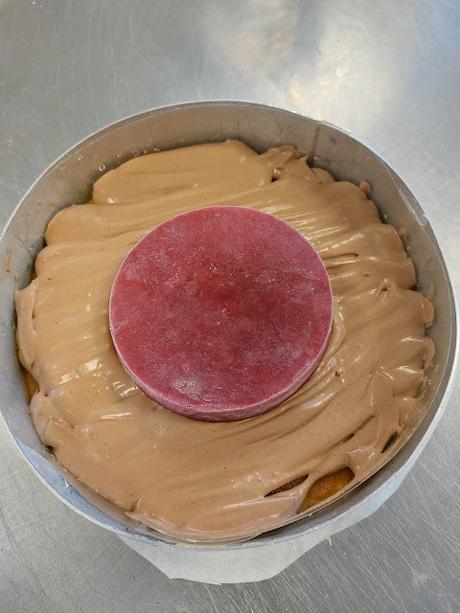 SEMIFRÍO DE VAINILLA Y CHOCOLATE CON CENTRO DE FRUTOS ROJOS SEMIFRÍO DE VAINILLA Y CHOCOLATE CON CENTRO DE FRUTOS ROJOS