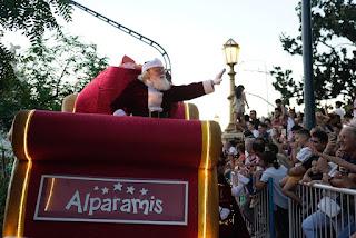 Papá Noel y los paseos navideños