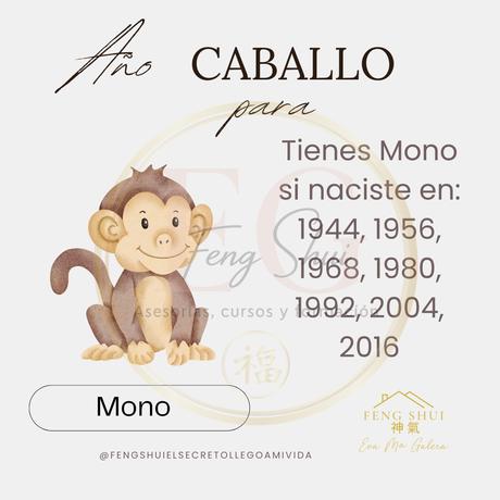 Horóscopo chino para el Mono en 2026