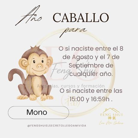 Horóscopo chino para el Mono en 2026