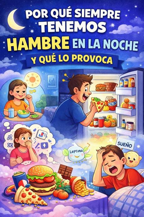 POR QUÉ SIEMPRE TENEMOS HAMBRE EN LA NOCHE Y QUÉ LO PROVOCA
