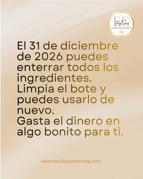 🎊 Ritual del Bote de Abundancia para 2026.