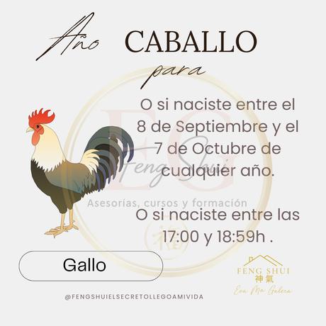 Horóscopo chino para el Gallo en 2026