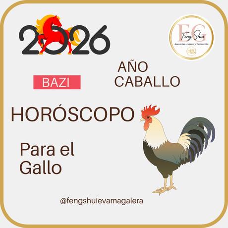 Horóscopo chino para el Gallo en 2026