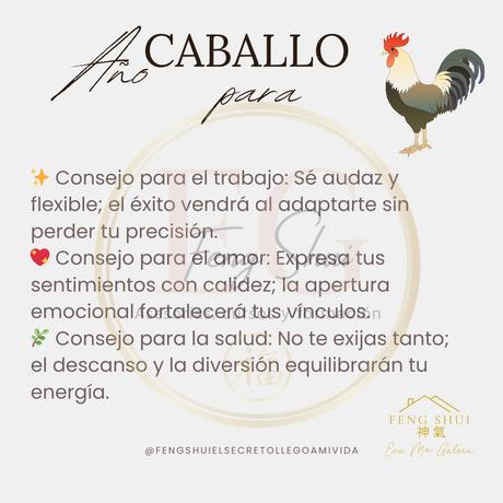 Horóscopo chino para el Gallo en 2026