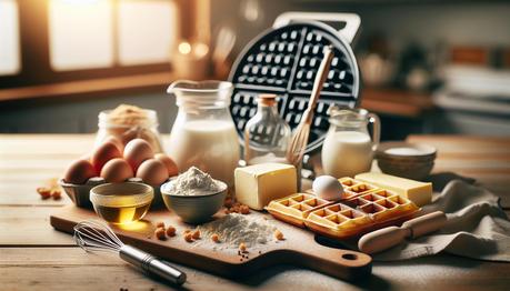 Gofres sin Gluten: Receta Crujiente para Desayunos 2 Ingredientes Clave para Gofres Crujientes: Todo lo que Necesitas