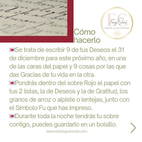 🎊 Ritual de los Sobres Rojos para Fin de Año 🧧