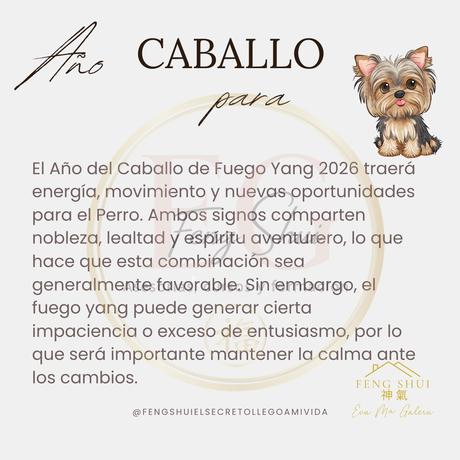Horóscopo chino para el Perro en 2026