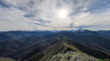 Panorámica desde el Cuyargayos hacia la zona de San Isidro