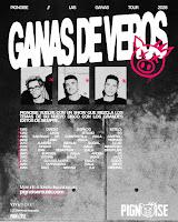 Conciertos de Pignoise en 2026 con su gira Ganas de Veros