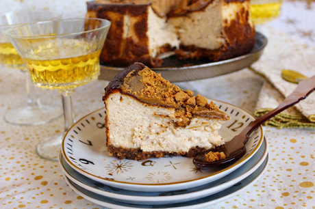 Tarta de queso de la Viña con Lotus