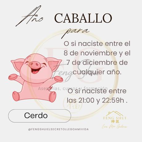 Horóscopo chino para el Cerdo en 2026