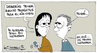 DE LAS VIÑETAS DE HUMOR DEL BLOG DE HOY JUEVES,  1 DE ENERO DE 2026