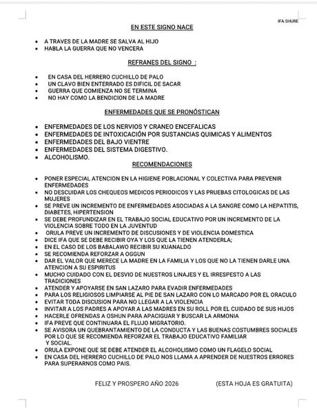 Letra del año 2026 (+ video)