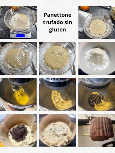 Panettone trufado sin gluten