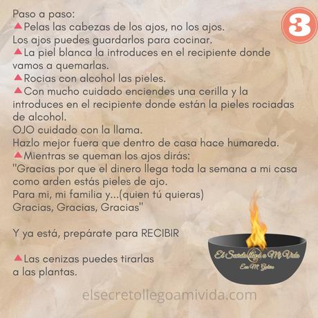 🌟 Ritual de los Ajos para el Dinero