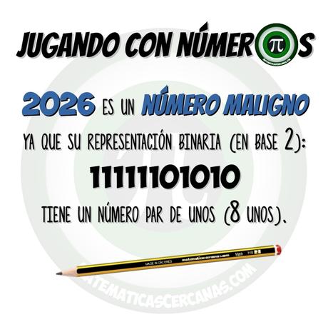 2026 es un número maligno (evil number) 2026 es un número maligno (evil number)