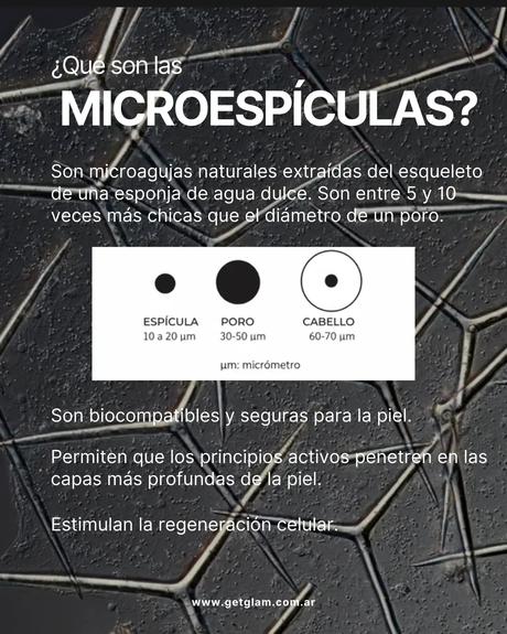 microespículas skincare, espículas cosméticas, spicules skincare, microspicules, espículas INCI, tratamientos con microespículas, skincare coreano espículas, renovación celular sin peeling, cosmética avanzada argentina precio marcas