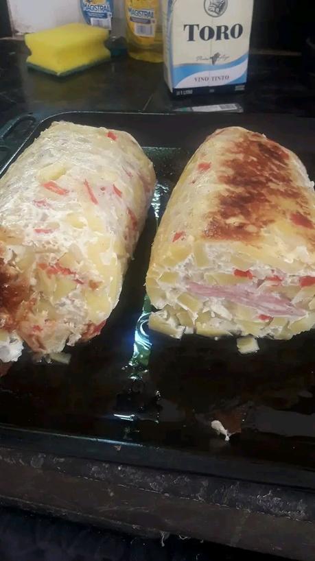 arrollado de tortilla