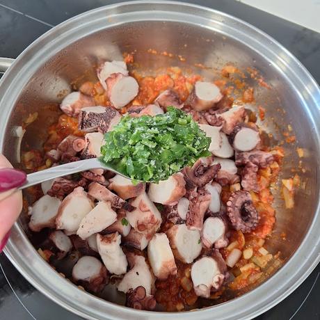 Guiso de pulpo con patatas Guiso de pulpo con patatas