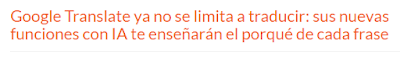 MÁS DE GOOGLE TRANSLATE