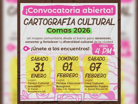 Comas: el primer mapa cultural construido desde el barrio