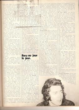 01/07/1974 TODO SOBRE GALLAGHER. 01/07/1974 TODO SOBRE GALLAGHER.