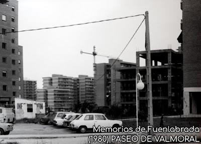 Paseo de Valmoral en 1980
