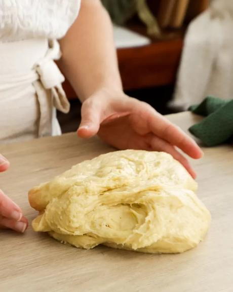 masa de pan dulce lista