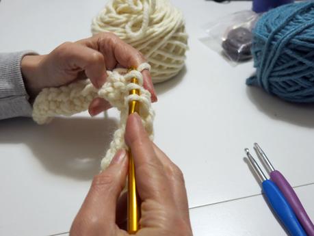 Taller cuello de crochet