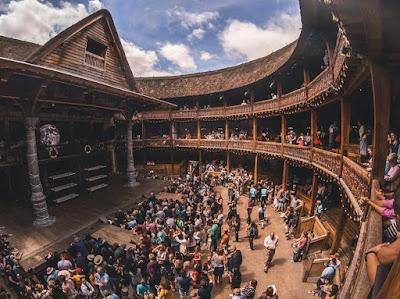 Teatro 'El Globe' reconstruido en Londres en 1997 a la usanza de la arquitectura del siglo XVII Teatro isabelino, Strafford Upon Avon, Anne Hathaway