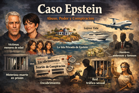 Epstein y su red de abuso sexual de gente poderosa.