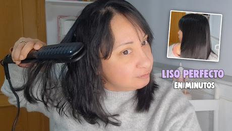 Còmo aliso mi cabello en casa paso a paso