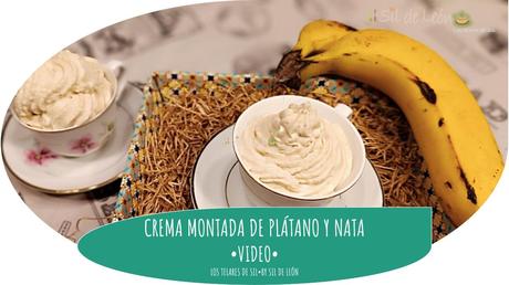 NATA MONTADA DE PLÁTANO {PARA RELLENOS Y POSTRES}