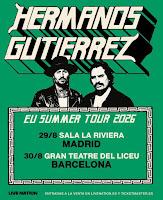 Conciertos de Hermanos Gutierrez en Madrid y Barcelona en agosto del 2026