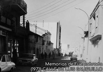 Calle de Luis Sauquillo en 1973