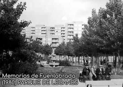 Parque de Leganés en 1980