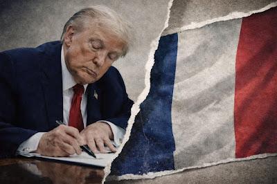 Francia desconecta a Trump.