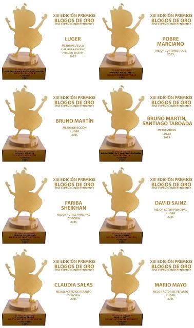 Palmarés completo Premios de Cine español Independiente Blogos de Oro 2026 Palmarés completo Premios de Cine español Independiente Blogos de Oro 2026