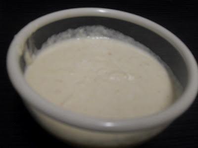 Crema de guisantes con mousse de bacalao