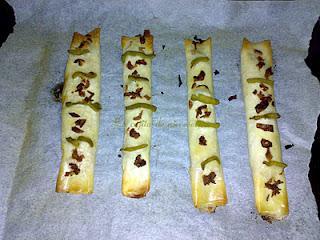 Flautas de espárragos