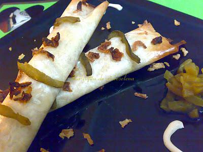 Flautas de espárragos