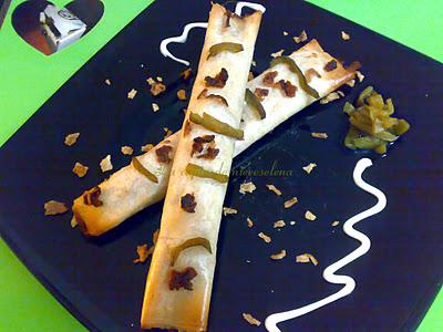 Flautas de espárragos