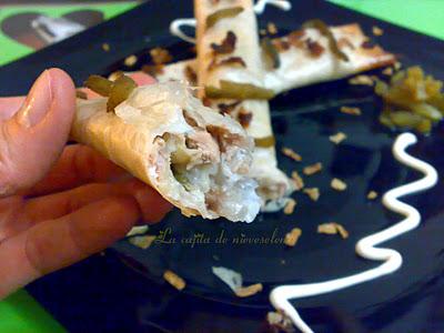 Flautas de espárragos