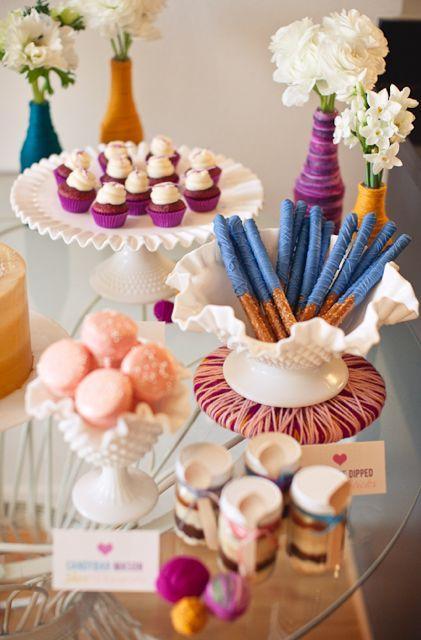 Una baby shower para amantes del craft